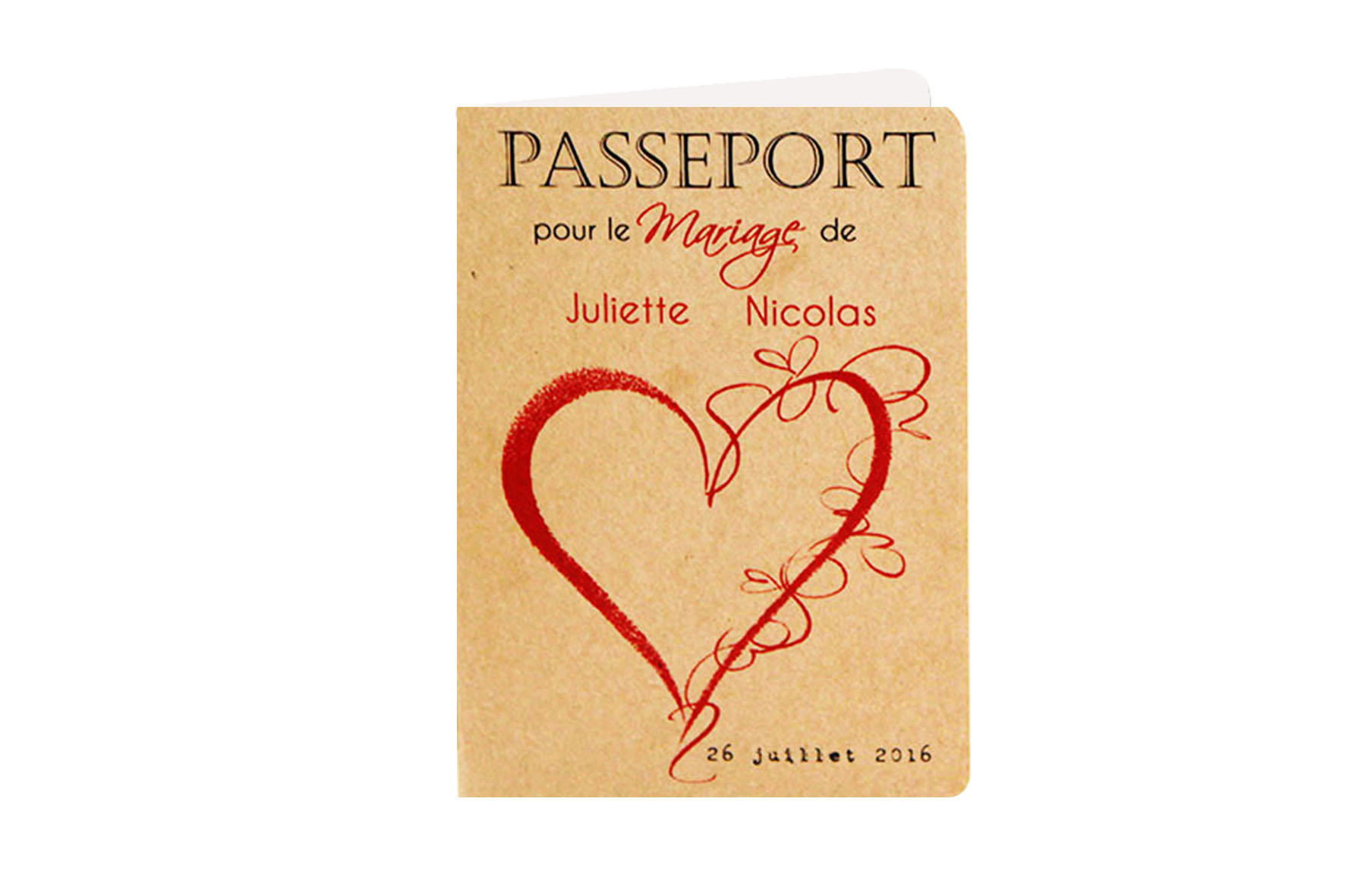 Faire-part passeport ref 173