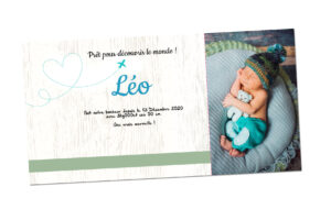 Faire-part naissance - Carte d'embarquement 03