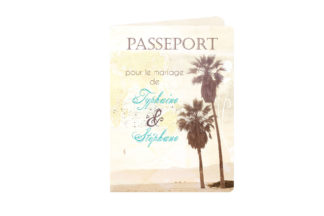 Faire-part passeport ref 2430