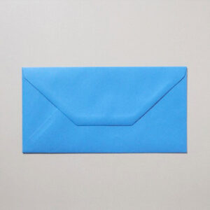 Enveloppe longue bleu intense