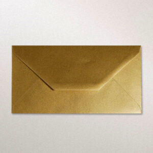Enveloppe longue or